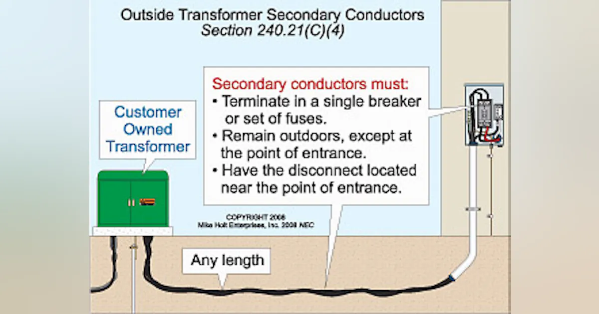 Transformer Conductor Transformer Secondary Conductors | EC&M