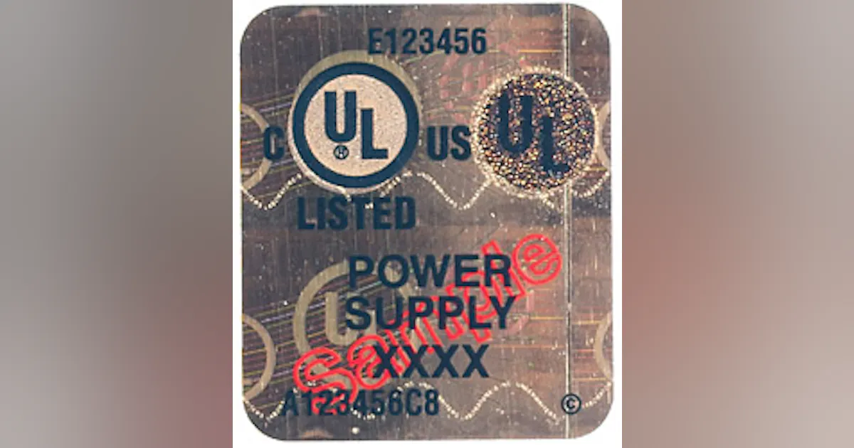 UL Unveils New Holographic Label | EC&M