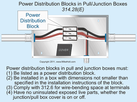 electrical junction box wiring diagram