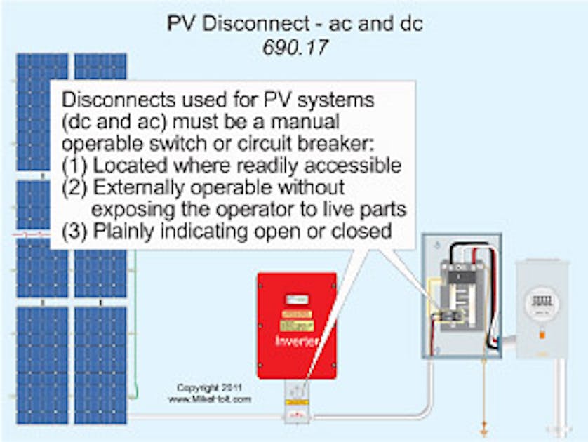 PHOTOVOLTAIC System DC Disconnect Label Premium Caution Solar