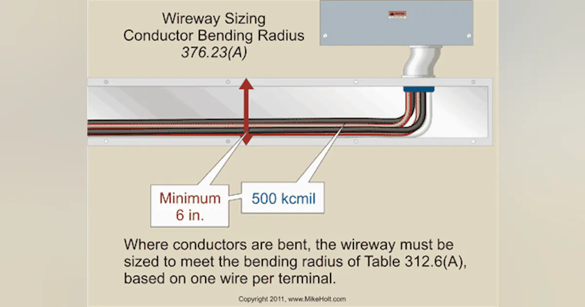 Code Q&A Minimum Wire Bending Space for Conductors EC&M