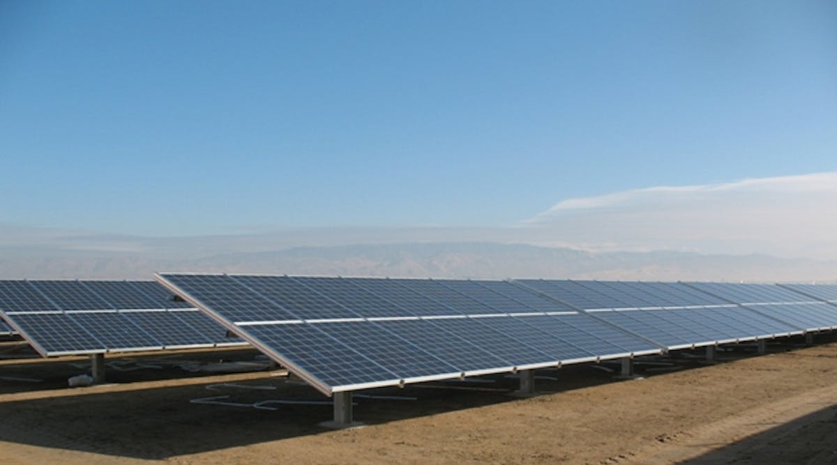 The first Conergy installation for Grimmway Farms in Arvin, Calif.