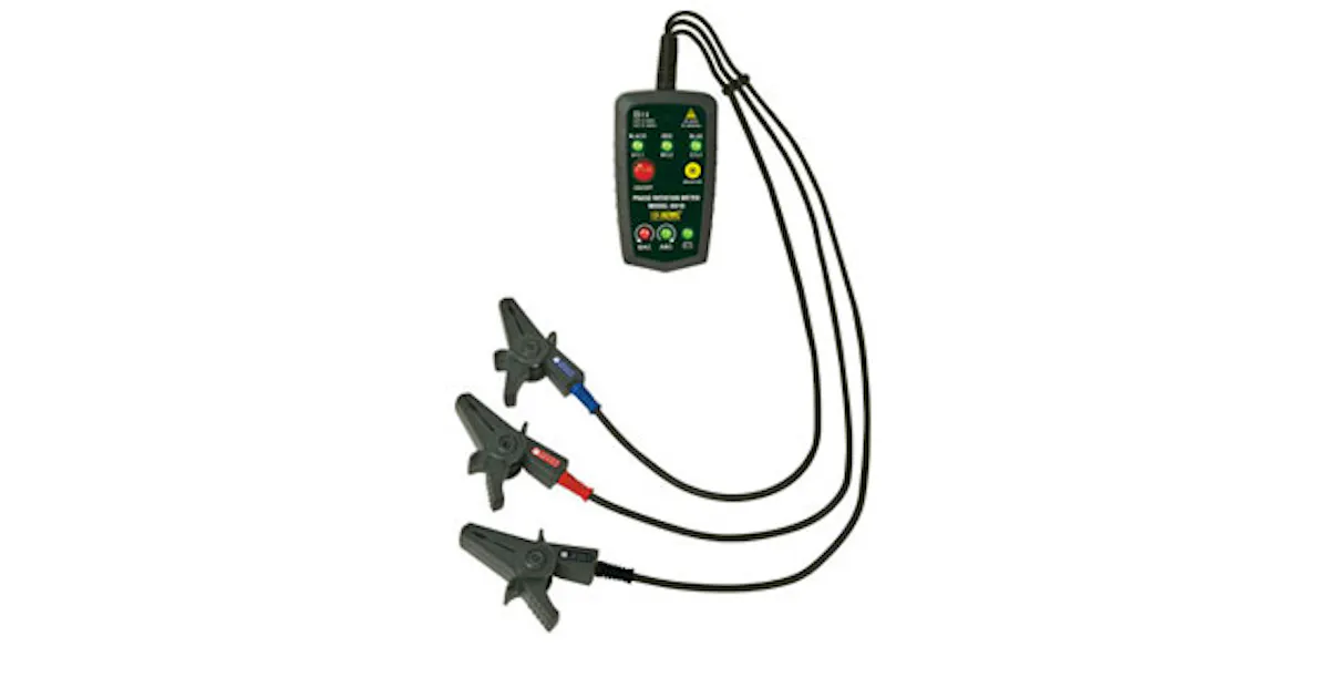 Bus Plug Rotation Meter Phase rotation meter | EC&M