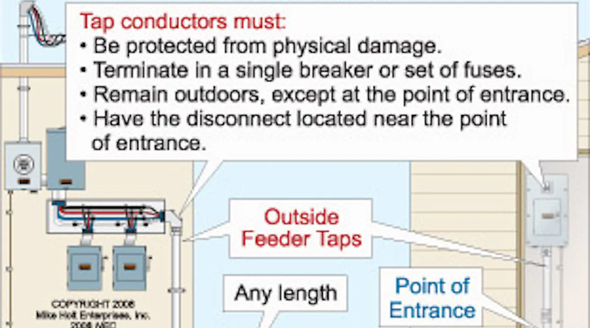 Electrical Tap Direction Feeder Taps | EC&M