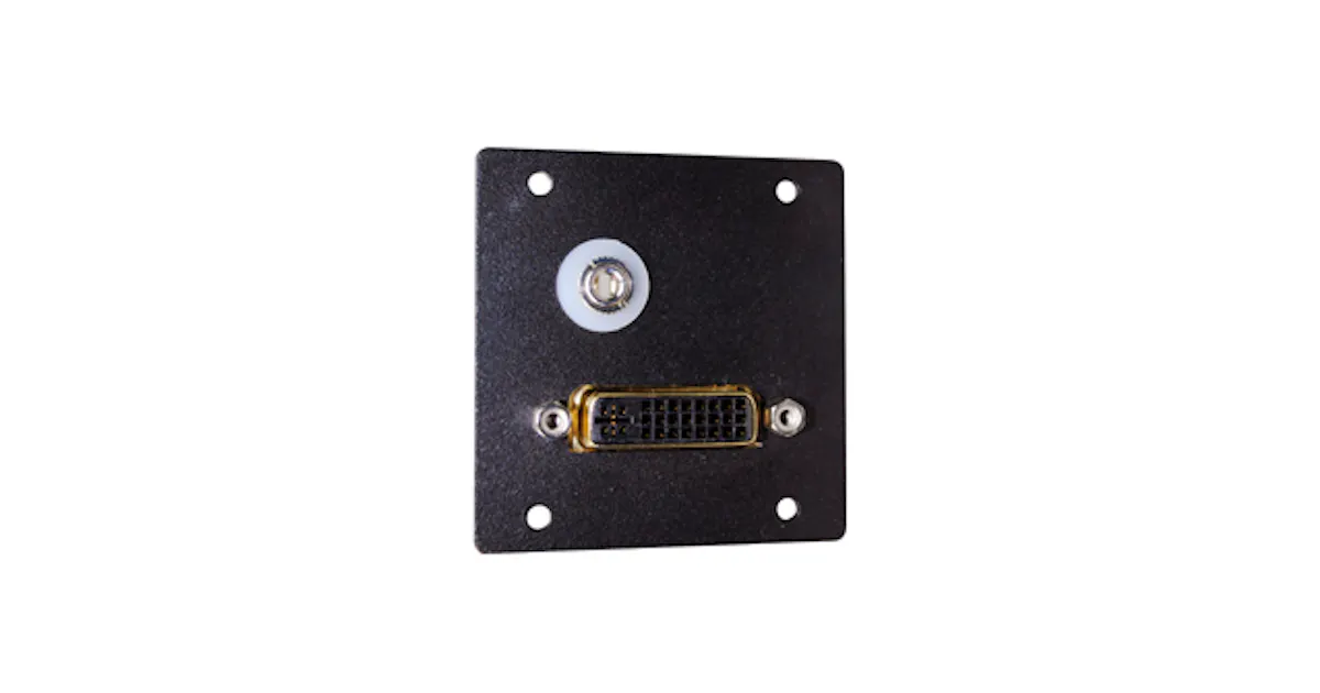 Interface Connection Plate A/V interface plates | EC&M