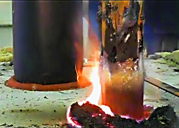 Still from IFCs free downloadable video that demonstrates proper firestopping metods for electrical engineers and contractors