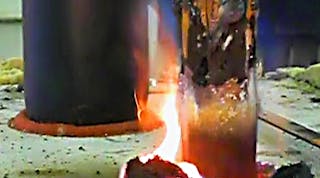 Still from IFC&apos;s free, downloadable video that demonstrates proper firestopping metods for electrical engineers and contractors