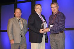 Chris Cumpton president of Integrity Electrical Solutions receives the IEC CNA Safety Award Chris Cumpton president of Integrity Electrical Solutions receives the IEC CNA Safety Award