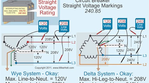 Stumped By The Code Requirements For Slash Versus Straight Voltage Rated Breakers And More Ec M Stumped By The Code Requirements For Slash Versus Straight Voltage Rated Breakers And More Ec M