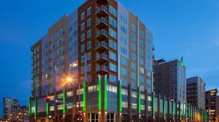 1st Electric Contractors, Inc. won Residential Project of the Year for its work on 2020 Lawrence Street Apartments