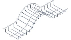 Mega Snake bendable cable tray Mega Snake bendable cable tray