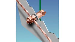 Burndy bulkhead ground connector Burndy bulkhead ground connector