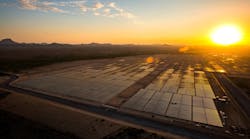 The 125-megawatt AVSE II facility in Arizona covers 1,160 acres of land. (Photo: Business Wire)