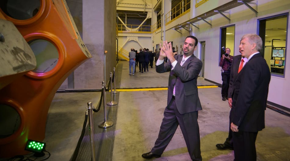 Attendees toured the SCE&amp;G Energy Innovation Center before the dedication.
