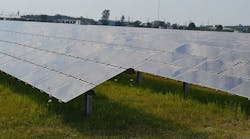 Solar farm in Canada