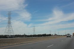 Texas power lines Texas power lines
