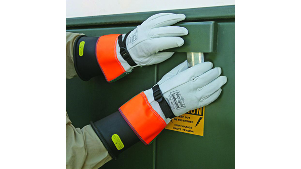 Rubber insulating gloves EC&M