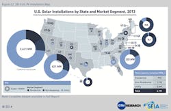 US SOLAR INSTALLATION MAP US SOLAR INSTALLATION MAP