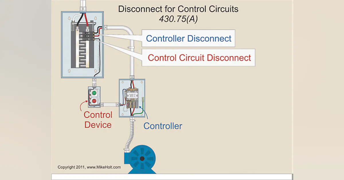 Stumped by the Code? Motor Control Circuit Overcurrent Protection | EC&M