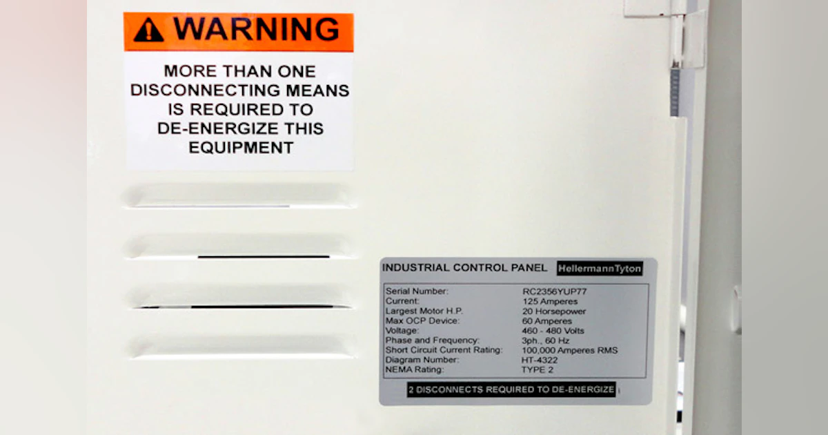 The Ins and Outs of Electrical Labeling — Part 2 of 2 | EC&M