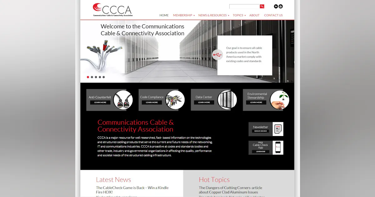 Ccca Computer CCCA Launches Redesigned Website | EC&M