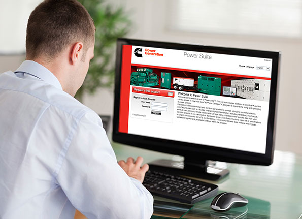 Cummins Power Suite power project sizing software