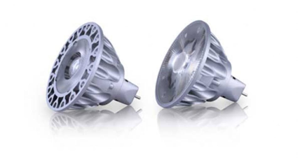 New LED replacements for MR16 halogen lamps, such as these recently introduced by Soraa, will help solid-state lighting continue to penetrate the residential market worldwide over the next 9 years.