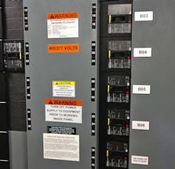 Read electrical equipment safety labels Read electrical equipment safety labels