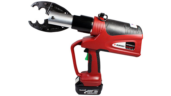 Burndy PAT500SJ Series batterypowered crimper