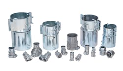 MightyMerge EMT to FMCGreenfield transition couplings MightyMerge EMT to FMCGreenfield transition couplings
