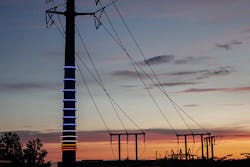 Puget Sound Energy turned a transmission tower into a commissioned work of art Puget Sound Energy turned a transmission tower into a commissioned work of art