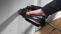 Rotozip RotoSaw with Dust Vault attachment Rotozip RotoSaw with Dust Vault attachment