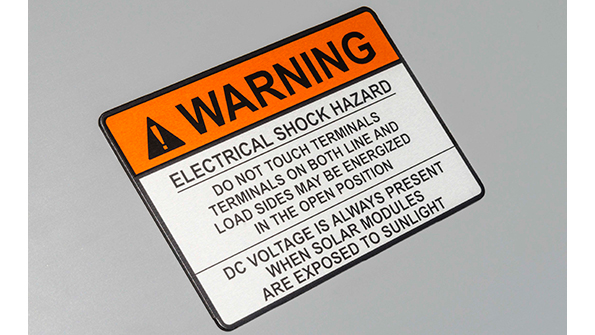 HellermannTyton Metal solar placards