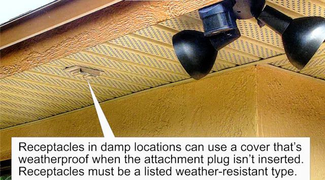 Damp Plug In Code Q&A: Placing Receptacles in Damp or Wet Locations | EC&M