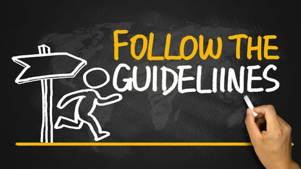 Follow the Guidelines Graphic