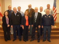 Back Row Left to Right Randy Butcher Atlas Industrial Electric CoBob Shonkwiler The Superior Group Steve Lipster Director The Electrical Trades Center Brian Dew MidCity Electric CoDave Fetters Royal Electric Construction Corp Front Row Melissa Linton Compliance Assistance Specialist OSHA John E Moore Business Manager IBEW LU 683 Deborah Zubaty Area Director OSHA Brian Damant Chapter Manager Central Ohio Chapter NECA Dennis Nicodemus President IBEW LU 683 Back Row Left to Right Randy Butcher Atlas Industrial Electric CoBob Shonkwiler The Superior Group Steve Lipster Director The Electrical Trades Center Brian Dew MidCity Electric CoDave Fetters Royal Electric Construction Corp Front Row Melissa Linton Compliance Assistance Specialist OSHA John E Moore Business Manager IBEW LU 683 Deborah Zubaty Area Director OSHA Brian Damant Chapter Manager Central Ohio Chapter NECA Dennis Nicodemus President IBEW LU 683