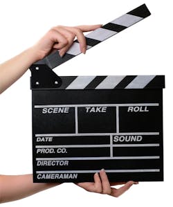 clapperboard clapperboard
