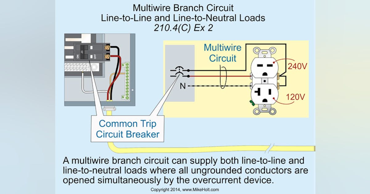 Stumped by the Code? Defining a Multiwire Branch Circuit | EC&M