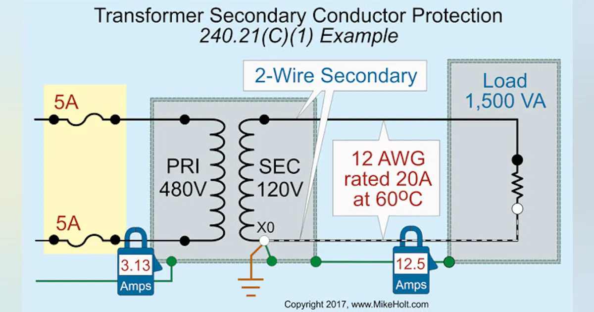 Stumped by the Code? Rules for sizing transformer secondary conductors ...