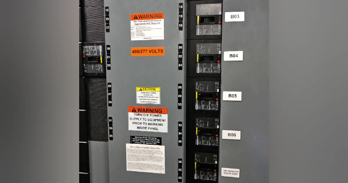 Code-Compliant Equipment Labeling | EC&M