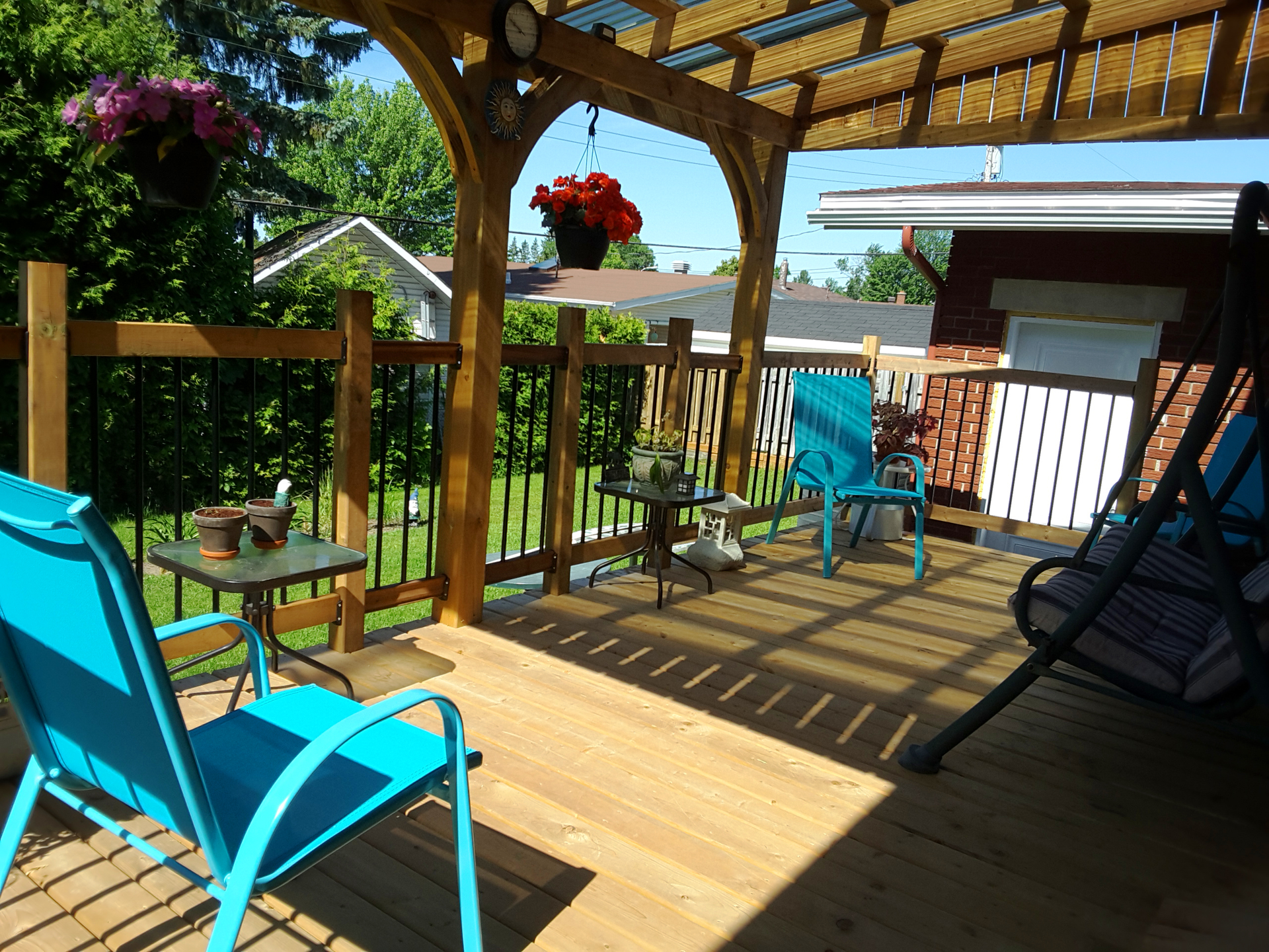 outside deck