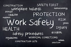 work safety sign work safety sign
