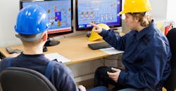 workers in control room workers in control room