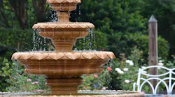 outdoor decorative water fountain