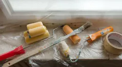 residential remodeling paint roller tape tarp.jpg