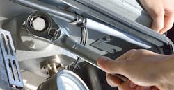 electrician repairing factory equipment electrician repairing factory equipment