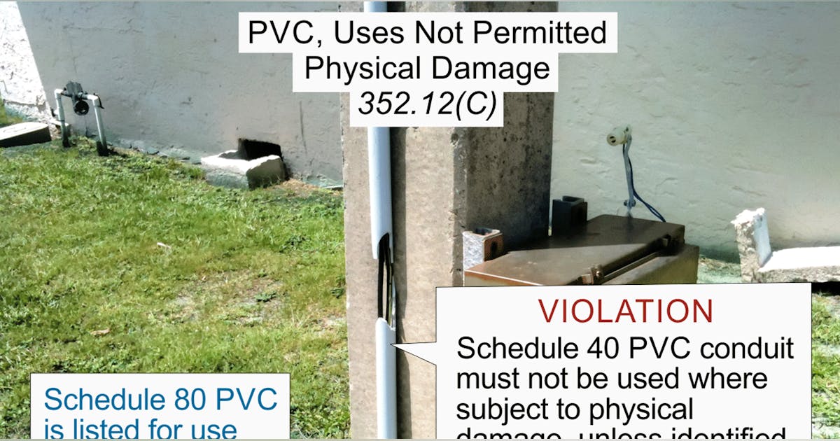 Stumped by the Code? Uses permitted for PVC conduit by the NEC | EC&M