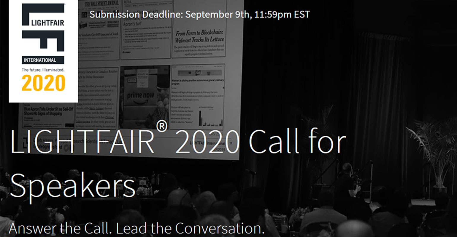 LIGHTFAIR International 2020 Call for Speakers