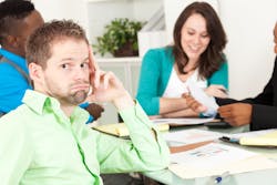 bored man at work bored man at work