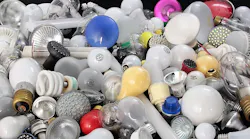 Various types of lightbulbs.